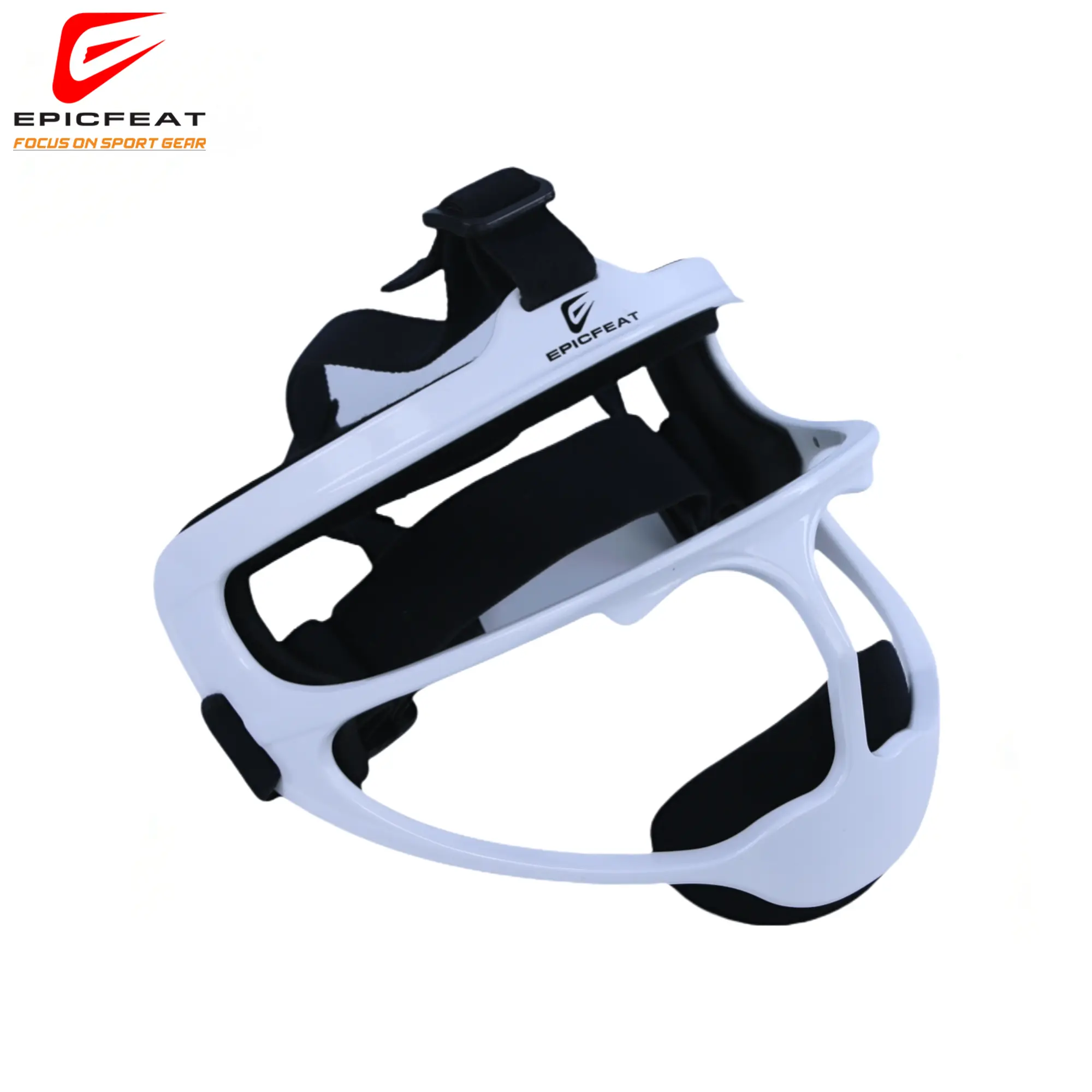 EPICFEAT Sturdy Baseball Softball Face Guard - Durable Aluminum Alloy Wire-Frame, Full Length, No Redundant Design, Pack of 1 for Youth and Adult Catchers, Pack Of One