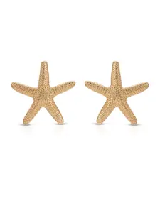 Ettika Statement Starfish Stud Earrings – 18k Gold Plated Zinc Earrings, Beach-Inspired Statement Jewelry for Women