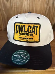 Signature Owlcat Appliqué Snapback: Yellow Vibe Patch