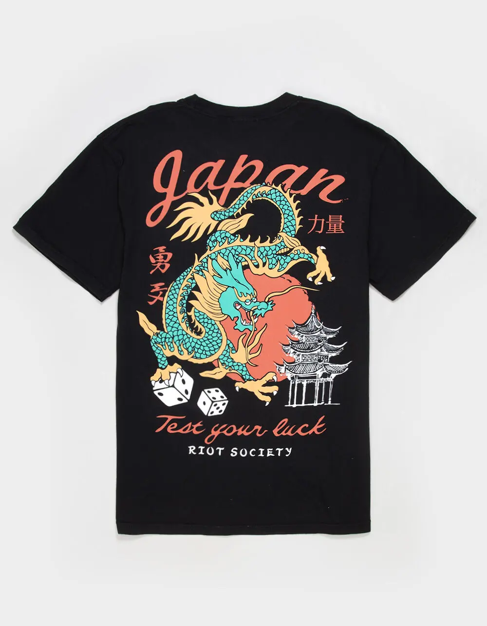 RIOT SOCIETY Test Your Luck Mens Heavyweight Tee