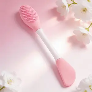 Double-ended facial mask brush for makeup and cleaning. Multi-functional. (Free gift)