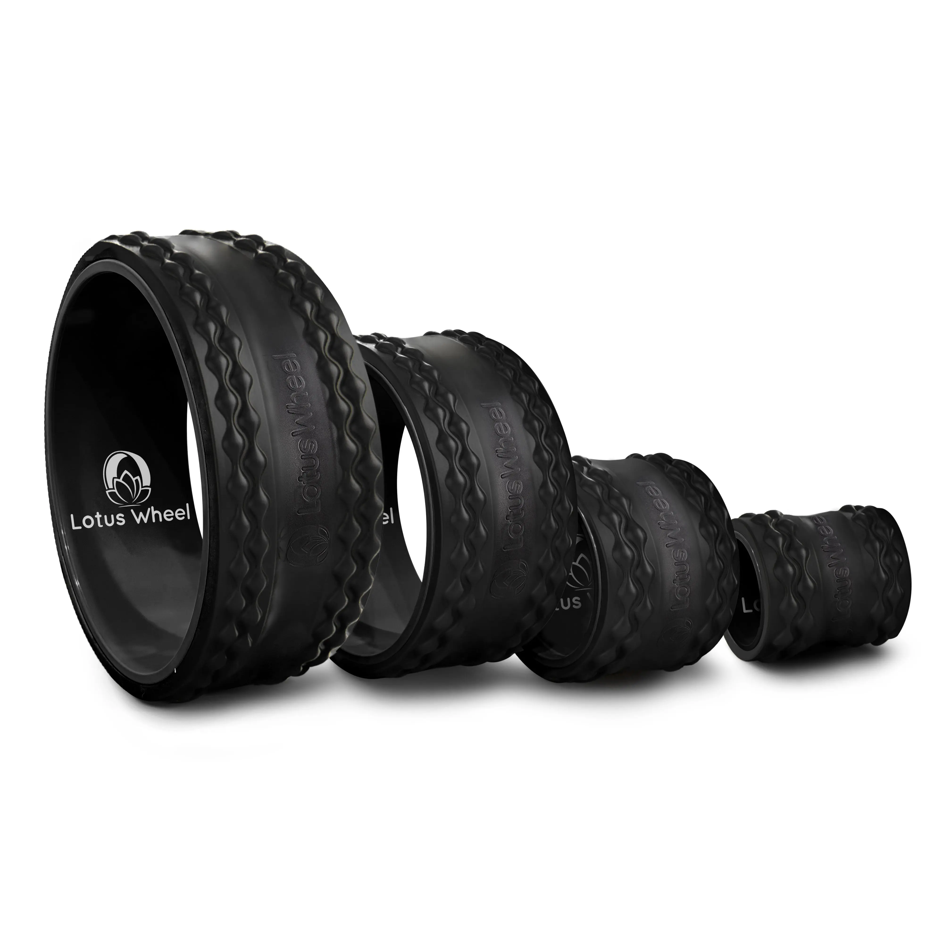 Lotus Wheel – Back Relief 4-Pack - Stretch, Massage, Improve Posture
