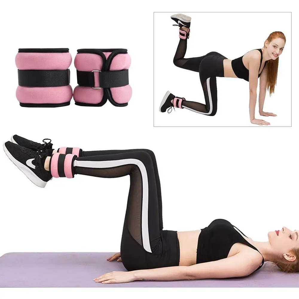 1Pair Adjustable Ankle Weights Set for Women and Men, (0.25kg / 0.5kg Each Pack) Leg Wrist Weight Straps Workout Gear Weight Equipment for Yoga, Walking, Running,   Gym Sports Equipment
