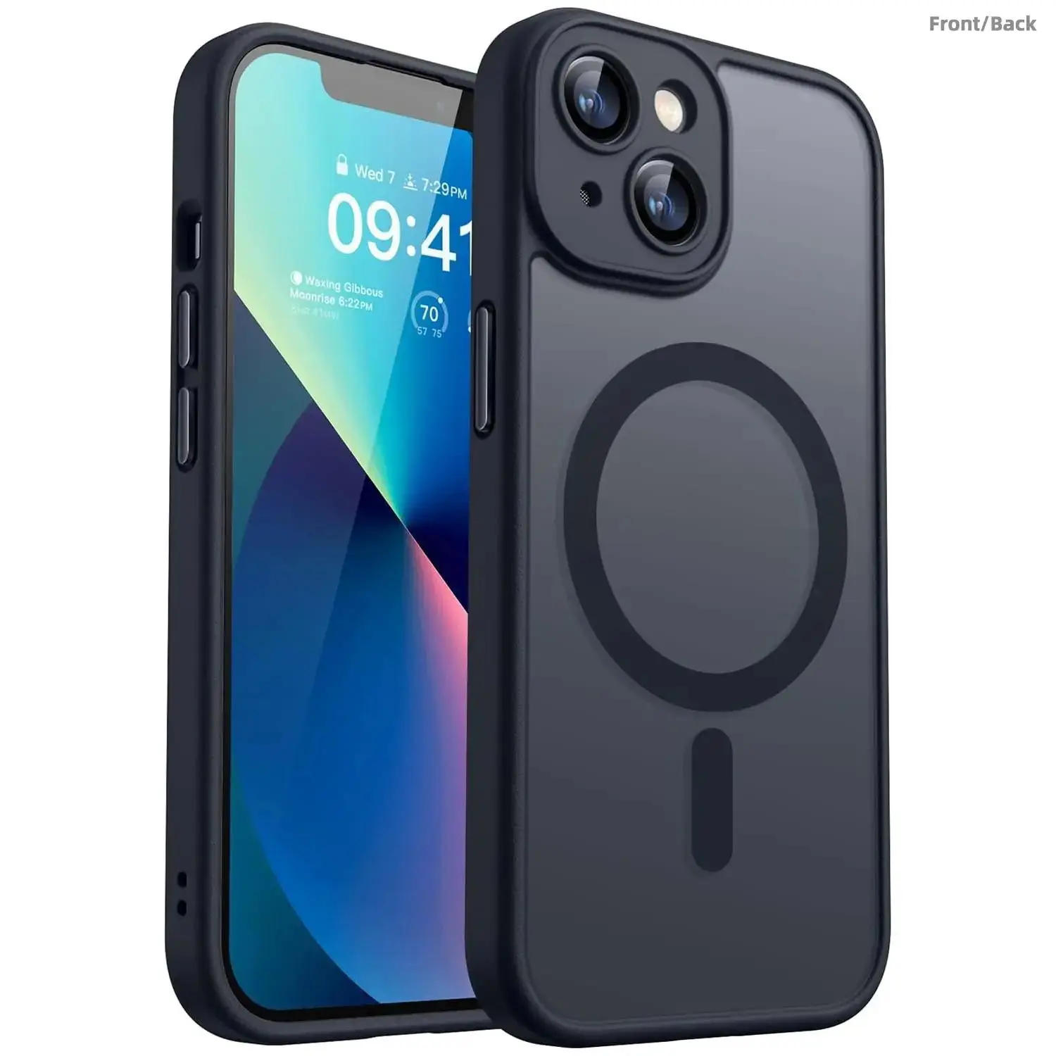 Magnetic for iPhone 17 1615 14 13 12 Case, Upgraded [Full Camera Protection] [Compatible with Magsafe] [Translucent Matte] Shockproof Protective Phone Case Cover for iPhone 12