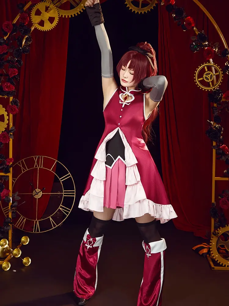 ミンタビセット　kyoko-papiko Officially Licensed Puella Magi Madoka Magica Costume Kyoko Sakura