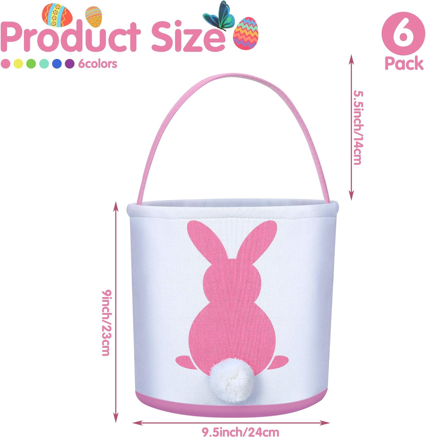 4/6 Pcs Easter Bunny Basket Easter Gift Bags Reusable Totes Bags Easter Eggs Basket for Egg Hunt,Easter Gift buckets for Student Adult Office Employee Coworker,Outdoor Church School Classroom Decorations,Spring Birthday Party Supplies 4/6 Pcs Easter Bunny Basket Easter Gift Bags Reusable Totes Bags Easter Eggs Basket for Egg Hunt,Easter Gift buckets for Student Adult Office Employee Coworker,Outdoor Church School Classroom Decorations,Spring Birthday Party Supplies