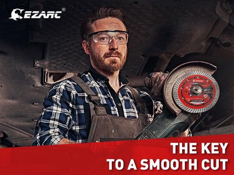 EZARC 4.5/5/7 in. Turbo Diamond Blade for for Fast Cutting Porcelain Ceramic Granite Marble Brick (2-Pack) cuttingdisc Tool Saw