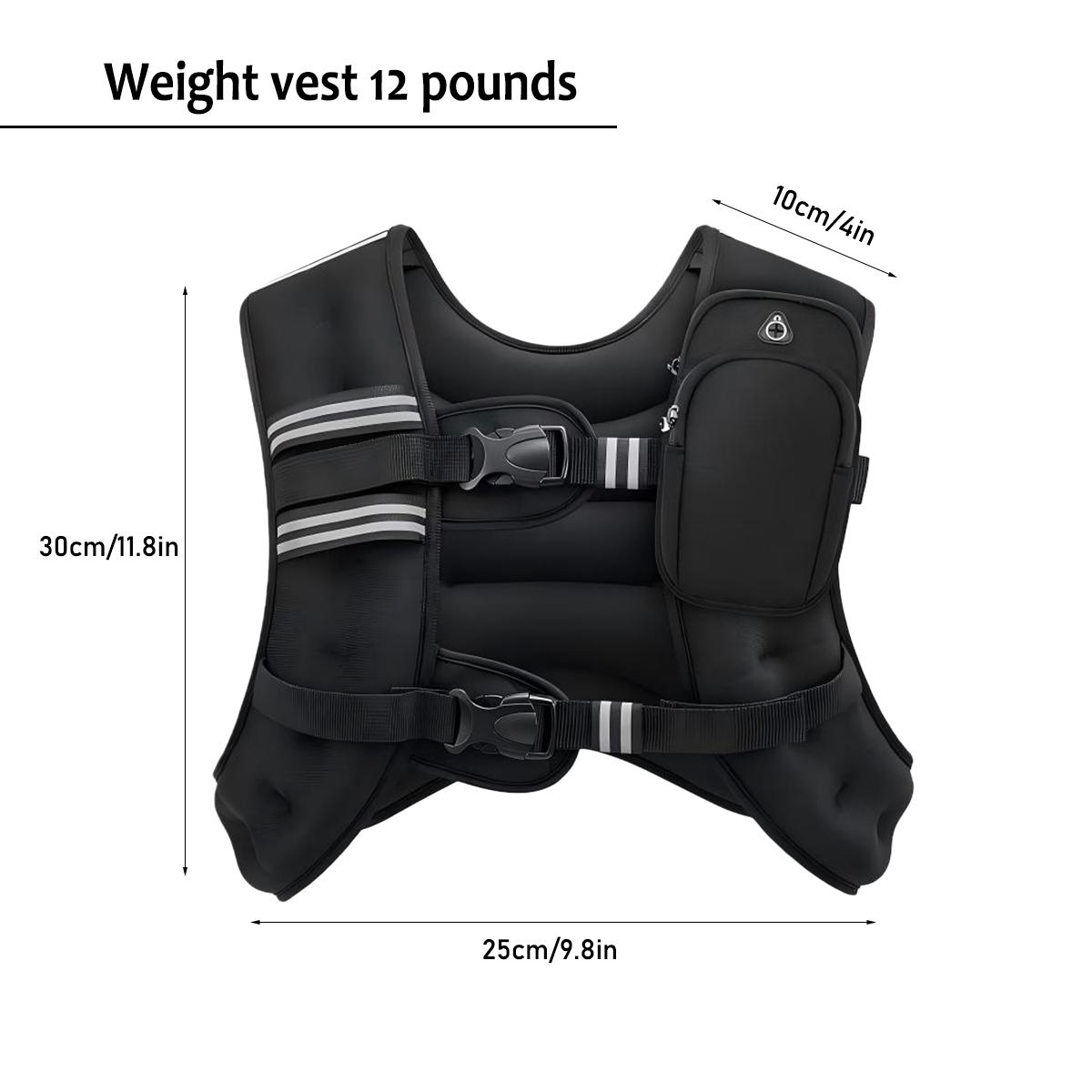 Lightweight Weighted Vest for Beginners & Advanced Training Unisex Fitness Auxiliary Equipment Strength Training Running Vest Ideal for All Levels