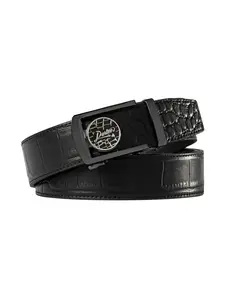 Midnight Black Caiman Golf Belt