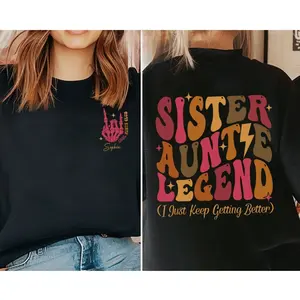 Cool Aunts Club Comfort , Sister Auntie Legend Tee, Auntie Shirt, Aunt to Be Gift, New Aunt Shirt, Mother's Day Gifts,BabyAnnouncement