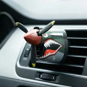 P-40 Warhawk Cologne Shape Car Air Freshener, car accessories Shark Mouth Paint Car Ventilation Clip, Men's Car Accessories, World War II Military Aircraft, Model Aircraft, Military Fans, Car Fans, Tough Guys, Boyfriend Gifts