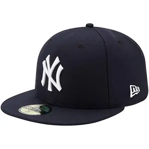 New Era Mens New York Yankees MLB Authentic Collection 59FIFTY Cap  Size 7 1/8