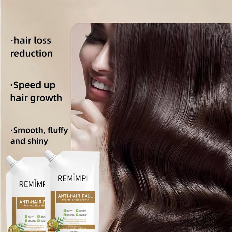 【Buy 1 Get 1 Free】REMIMPI Anti-Hair Fall Hair Loss Treatment Shampoo Oil Control Anti dandruff Haircare Ginseng Ginger Help Hair Growth Jojoba Oat Repair Reduce Hair Loss Scalp Cleanser Conditioner300ML 【Buy 1 Get 1 Free】REMIMPI Anti-Hair Fall Hair Loss Treatment Shampoo Oil Control Anti dandruff Haircare Ginseng Ginger Help Hair Growth Jojoba Oat Repair Reduce Hair Loss Scalp Cleanser Conditioner300ML
