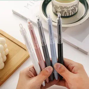 5/10/20pcs gel pen, 0.5mm quick-drying black ink pen, non-slip grip, smooth writing pen with pointed tip, suitable for office/school supplies and gifts