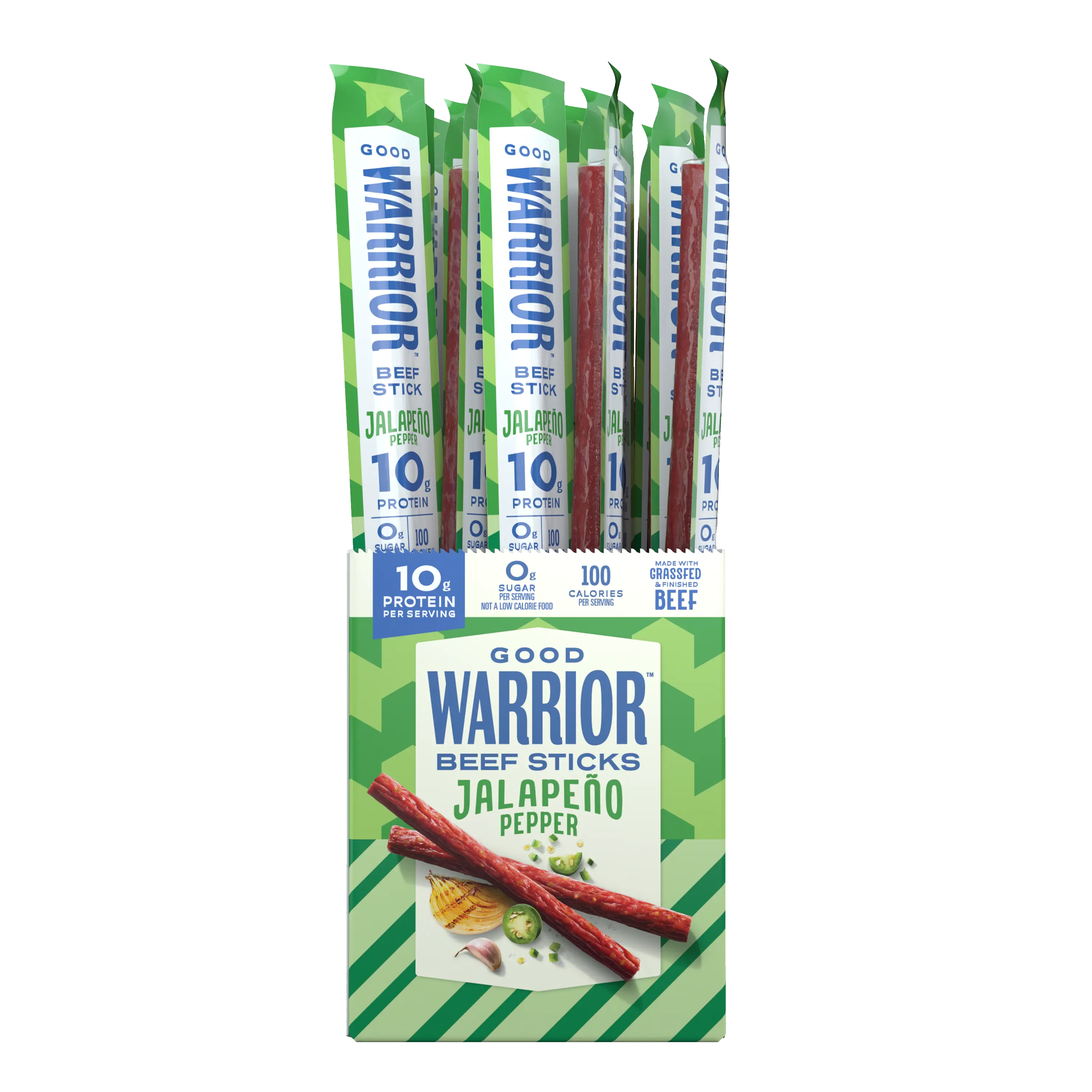 GOOD WARRIOR JALAPENO BEEF STICKS (18 COUNT) - TikTok Shop