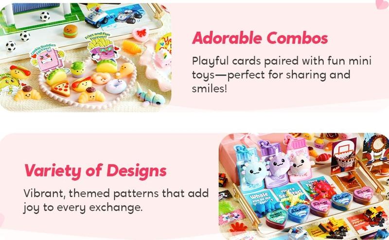 JOYIN 35 Valentines Day Die-Cast Racing Cars Gift Cards for Kids with Valentine’s School Classroom Exchange Greeting Cards, Vehicle Party Favor Toy Supplies