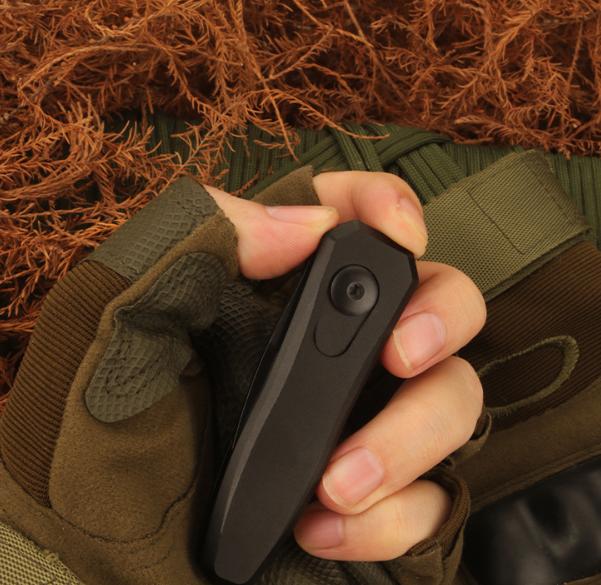 K7500 small tactical folding knife, aviation aluminum alloy handle, high hardness blade, outdoor camping survival EDC knife, total length of 12 centimeters, weight of 40 grams, the best gift.