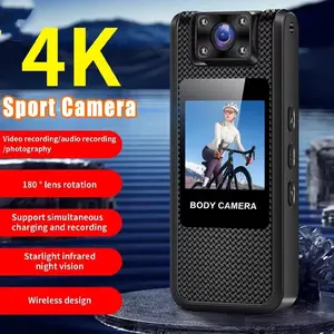 4K HD WiFi Body Camera   Night Vision, Mini Action Camera