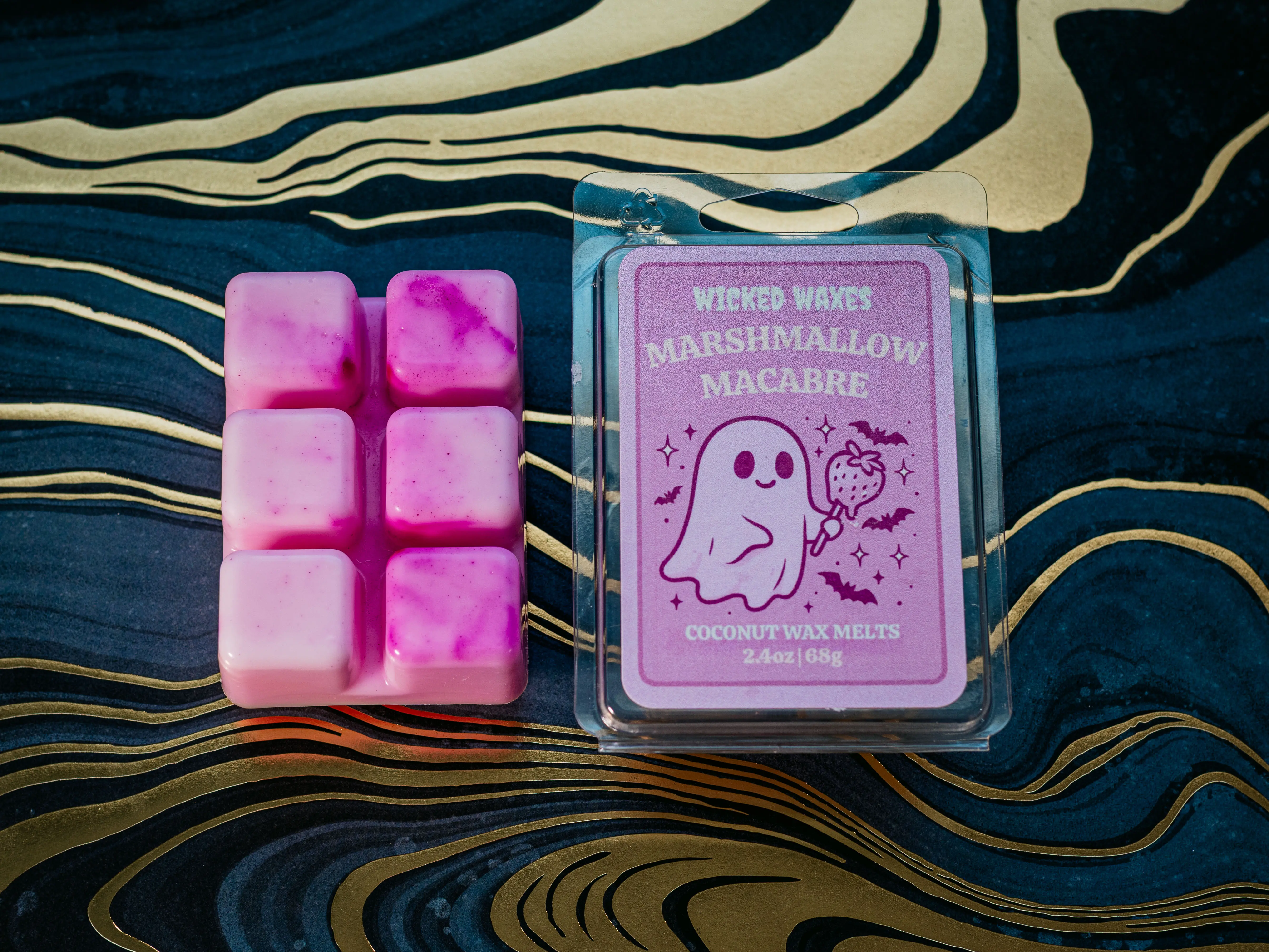 Marshmallow Macabre Coconut Wax Melts | Haunted Home Fragrance| Boujee Marshmallow Dupe | Halloween Inspired Fun |