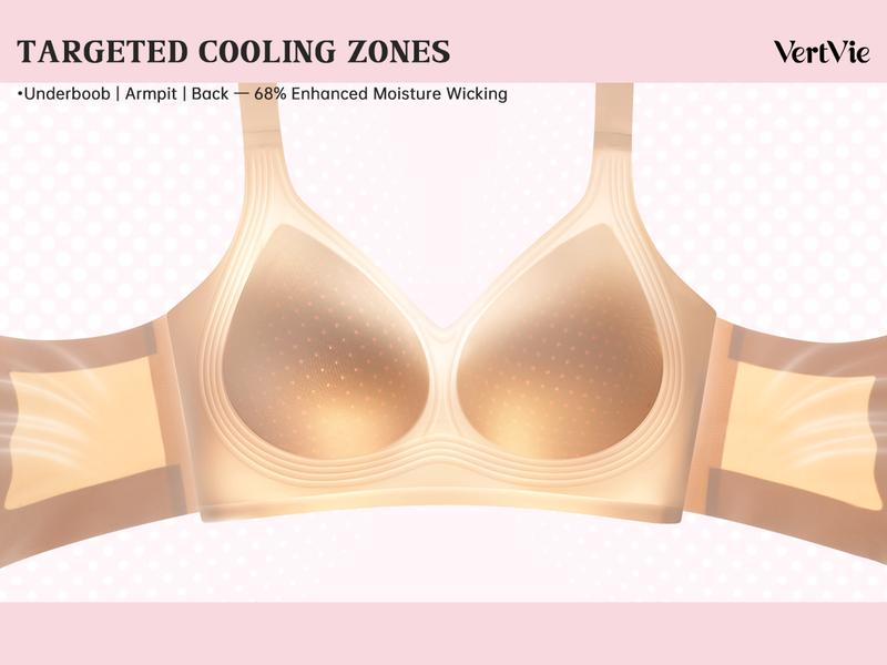 Vertvie｜GRACE Classic T-Shirt Bra, Jelly Bras, Wireless Full Coverage for All Day Comfort