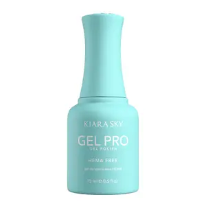 Kiara Sky Gel Pro - Sea Salt HEMA-Free + TPO Free Nail Gel Polish | Intense Pigmentation, Long-Lasting Wear | Finish: Cream 15ml