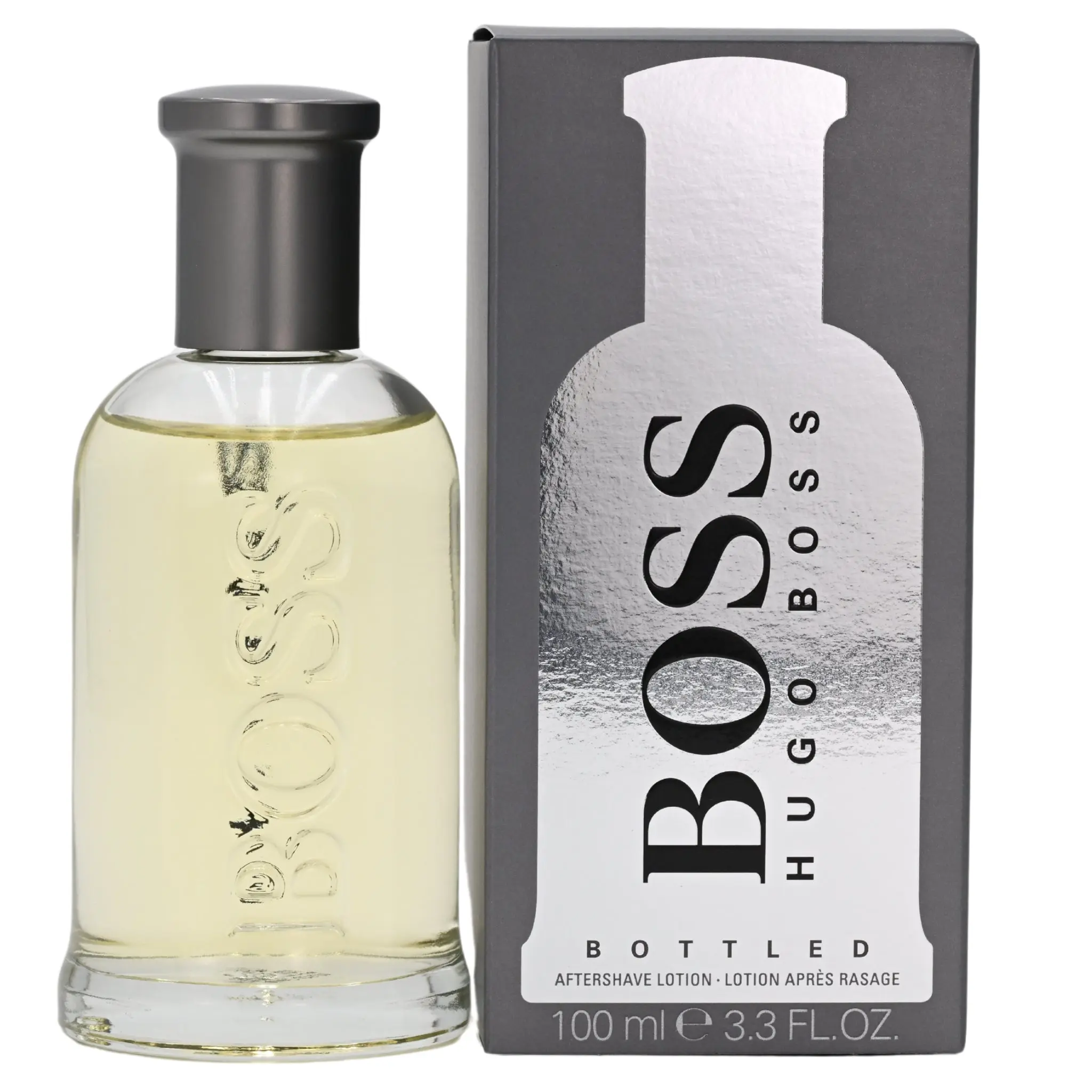 HUGO BOSS #6 Bottled Warm Woods Scented Aftershave for Men - 3.4 fl oz (100ml) Splash Liquid, Long-Lasting Woody Scent, Smooth Application, New in Box, Clean Fresh After Shaving, Fresh Skin