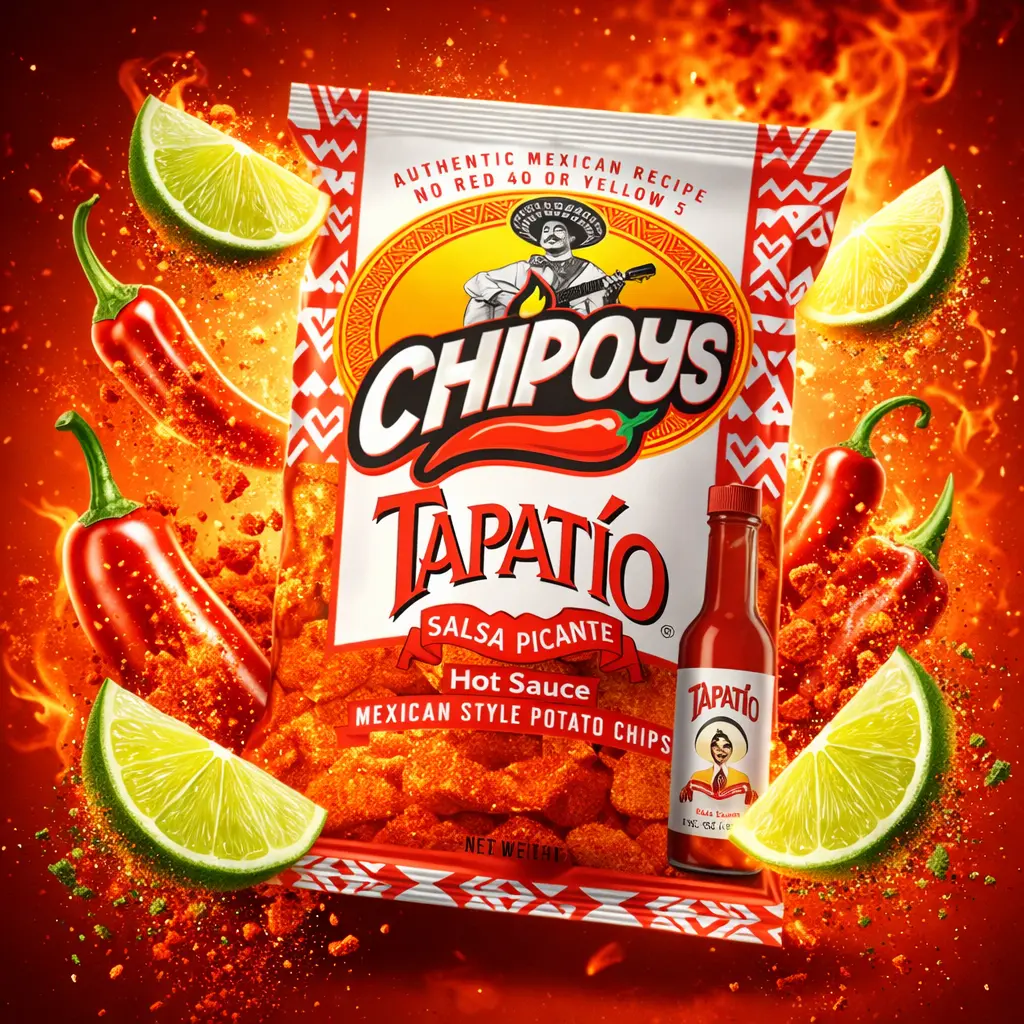 Chipoys Tapatío Mexican Style Potato Chips (2.5oz) - TikTok Shop