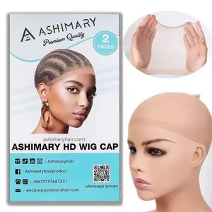 Ashimary Hd Wig Cap 2PCs