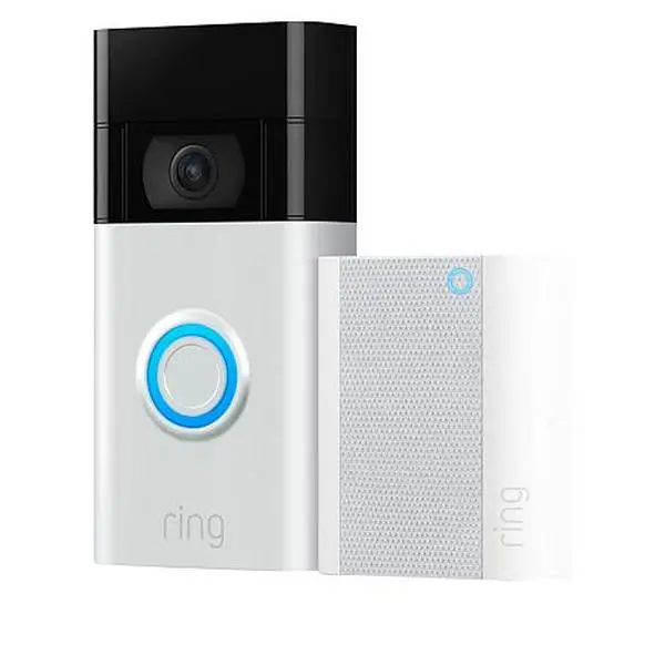Ring Security Video Doorbell 2nd Generation w/Chime and Ring Assist+