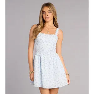 Garden Party Ditsy Floral Skater Dress