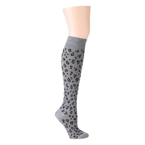 Leopard Print | Knee-High Compression Socks For Women