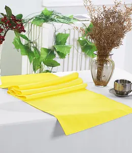 13"x108" Premium Polyester (240 GSM) Table Runners - Canary Yellow (1pc)