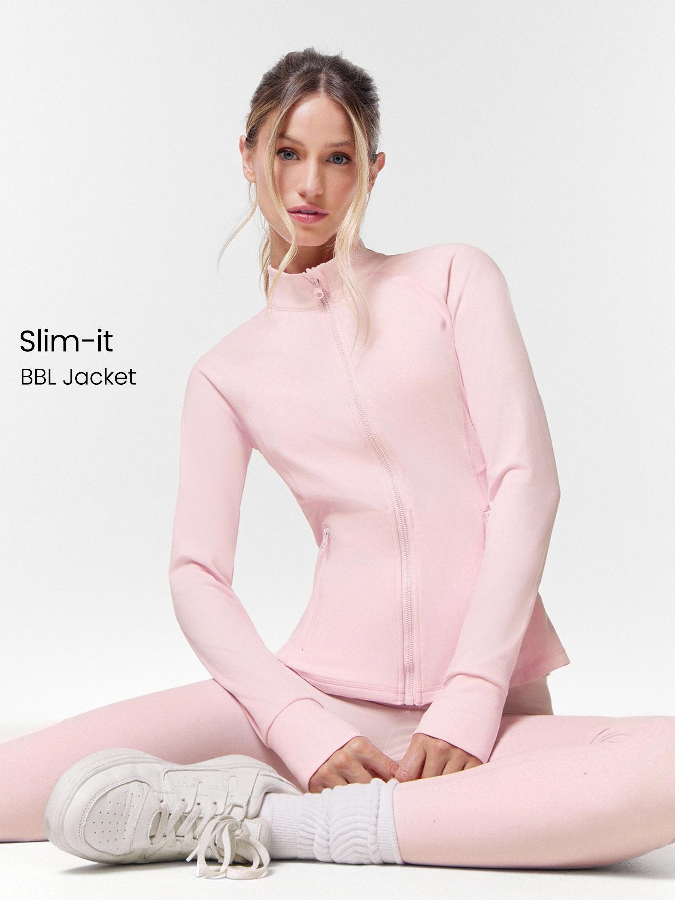 GLOWMODE 2PCS Slim-It BBL Jacket and 24" Crossover Yoga Leggings Daily Set TikTokShopBlackFriday