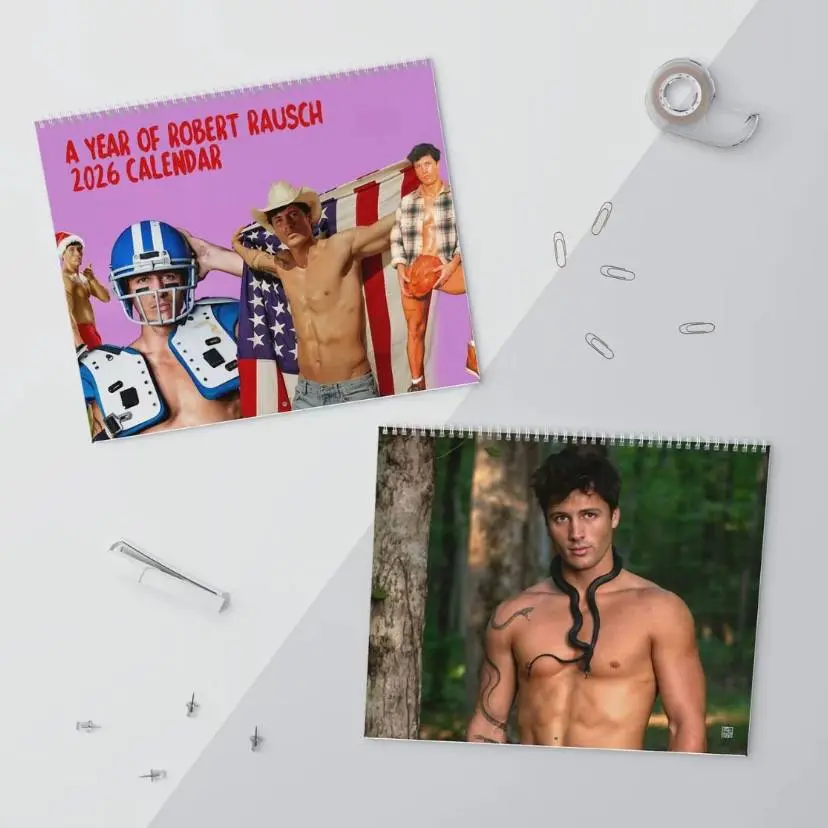 Rob Rausch 2026 Wall Calendar, Home Decor