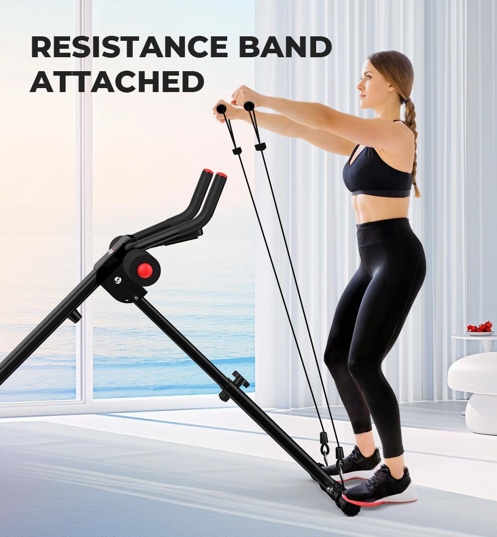 RELIFE REBUILD YOUR LIFE Adjustable Ab Machine, Foldable Ab Workout Equipment for Abs, Waist, Arms & Legs | Home Gym Beginner-Friendly Waist Trainer