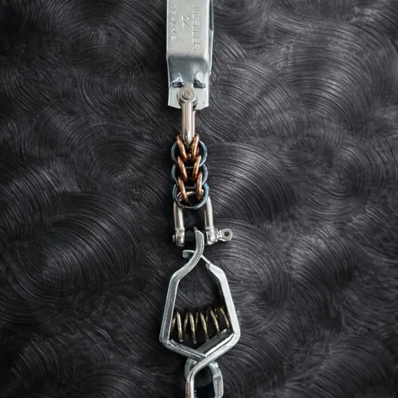 Double Glove Clip Holder, Heavy Duty Spring Clips Work Accessories for Work Gloves
