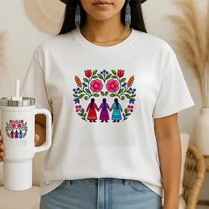 Indigenous Florals Women Ribbon Skirt Shirt Native S For Shirt Printable Art Native Wildflowers