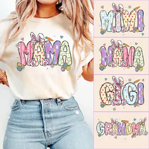 Comfort Colors Easter Mama Shirt, Easter Mimi Shirt, Easter Granny Sweater, Easter Mom Shirt, Easter Gift For Mom, Mama Bunny Shirt, Easter Mama Outfit - AMBER