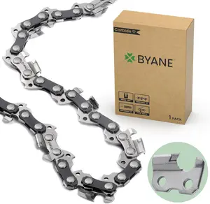 14-Inch Carbide Chainsaw Chain, 3/8" LP Pitch, .050" Gauge, 52 Drive Links for Husqvarna 120 Mark II, Echo CS-310, RY3714