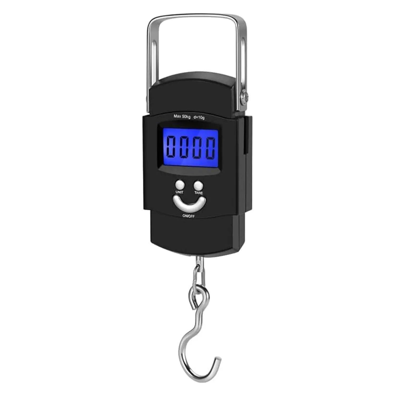 50kg/110lb Portable Handheld Luggage Scale, 10g Accuracy Electronic Digital Suitcase Weight Scale Travel Bag Hanging Weighing Scale