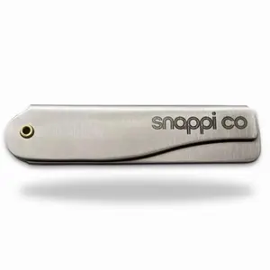 Snappi Co Metal Folding Beard Comb | 304 Stainless Steel Pocket Comb for Men for Beard Grooming, Hair Styling & Moustache Care | Compact Flip Comb, Portable Mens EDC Travel pocket