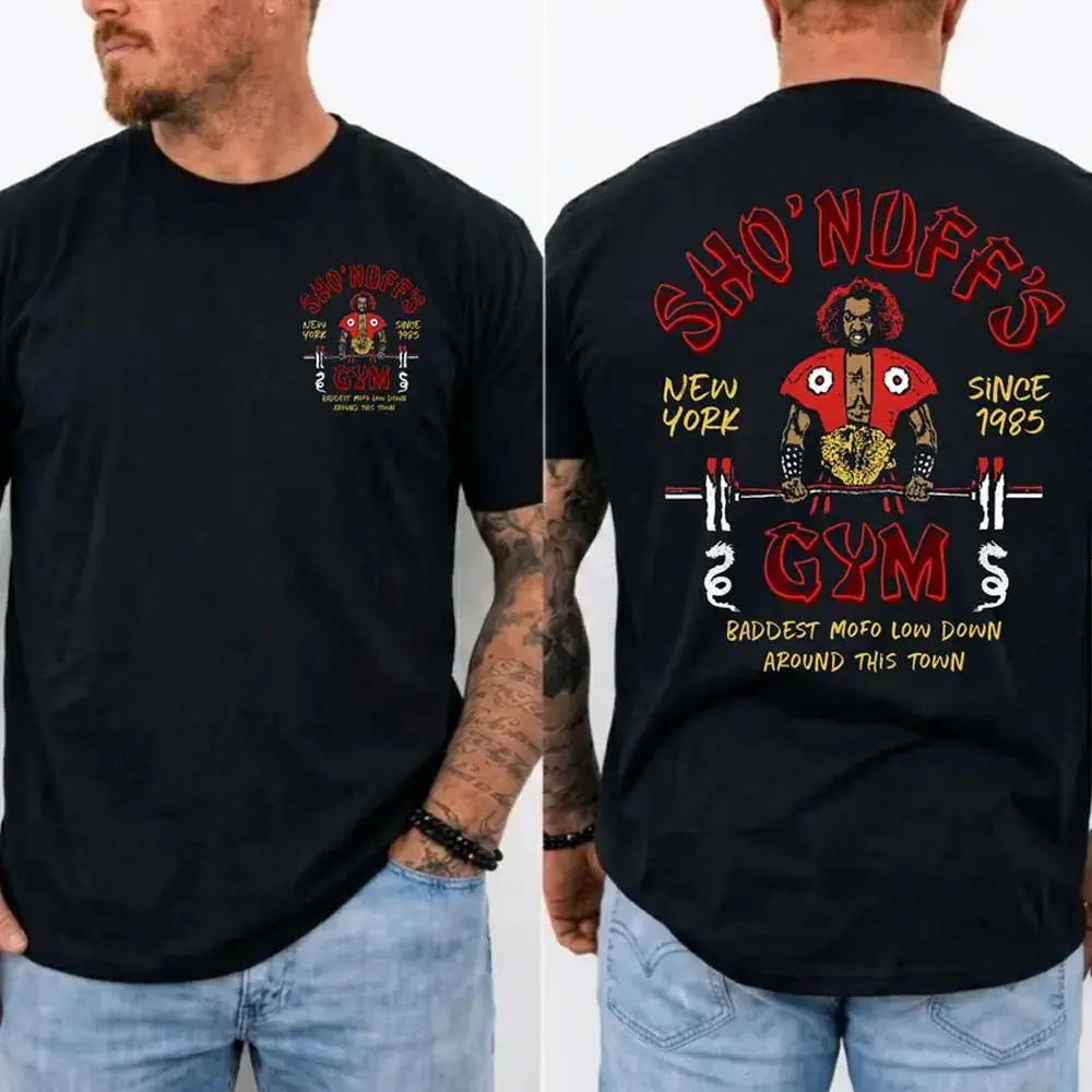 Sho'nuff Shirt The Last Dragon 1985 Movie Graphic Tee Shogun of Harlem Vintage 80s Martial Arts Gym 2 Sided Print Cotton Short Sleeve T-Shirt Men Women Streetwear Top
