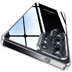 CASEKOO ICE Clear Case for Samsung Galaxy S26/S25 Ultra Case [16FT Military Drop Protection] [Anti Stain Tech] Slim Transparent Shockproof Protective S25 Ultra Case 6.9'', Clear