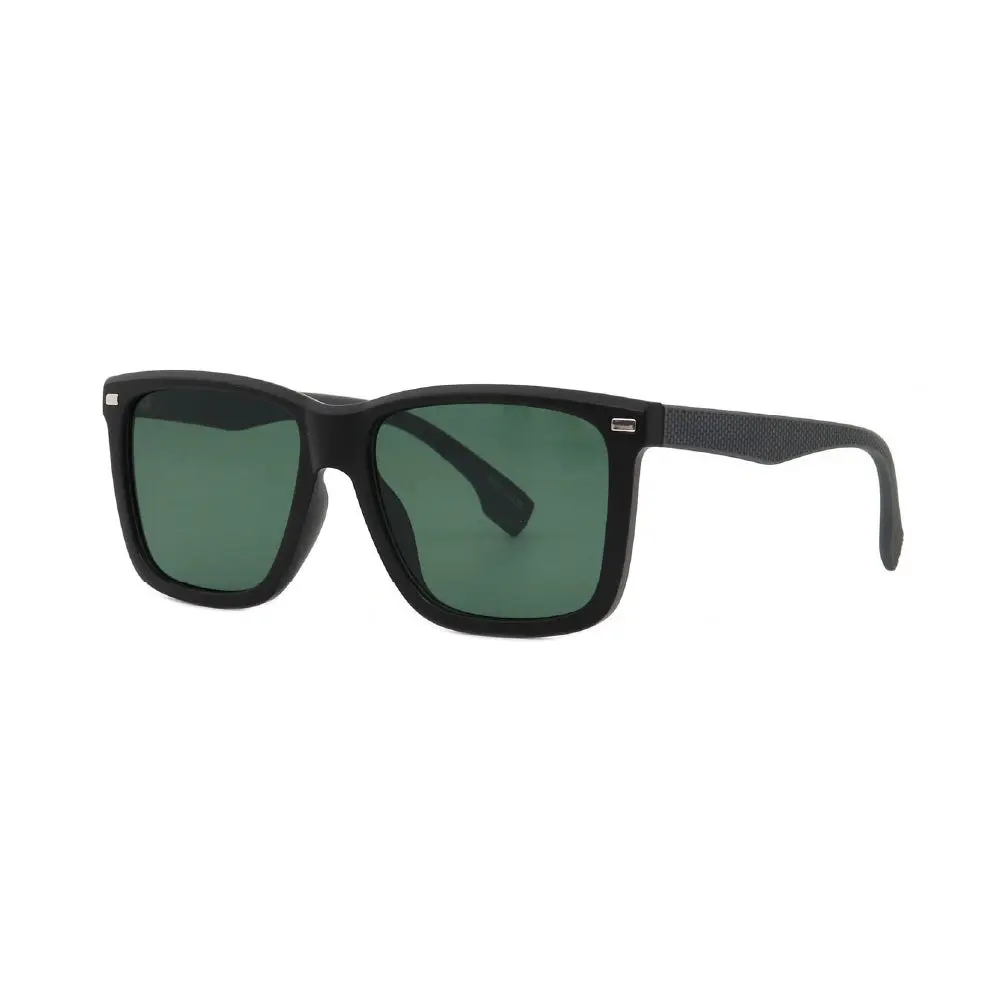 Mad Shade Bold Black Square Frame with Dark UV400 Lens – Lightweight Retro Sunglasses for Men #05