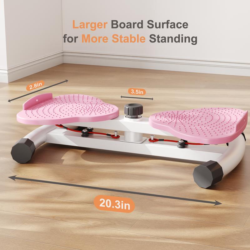 300 lbs Waist Twister Board | Anti Slip Noiseless | Home Gym Waist Sculptor Core Trainer | Ideal for Daily Workout