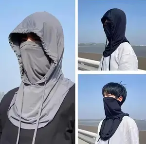 2set Summer 360° Lightweight Comfortable Hood Sun Protection Shroud Mask for Outdoor Activities Fishing Surfing Cycling Hiking