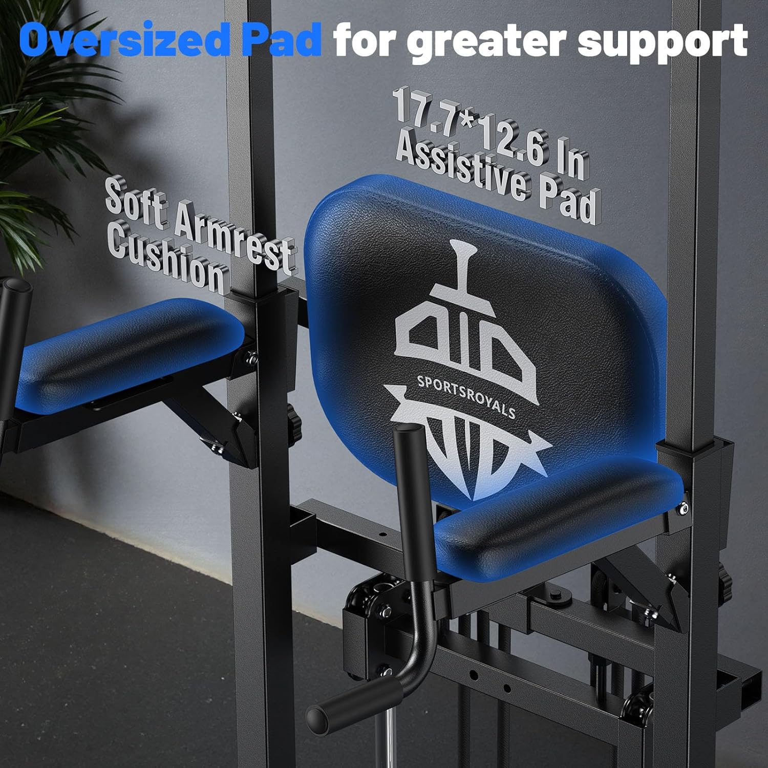 Sportsroyals Power Tower Pull Up Bar Station, 450LBS Stable Pull Up Dip Station for Home Gym Strength Training Equipment #SpringStatements