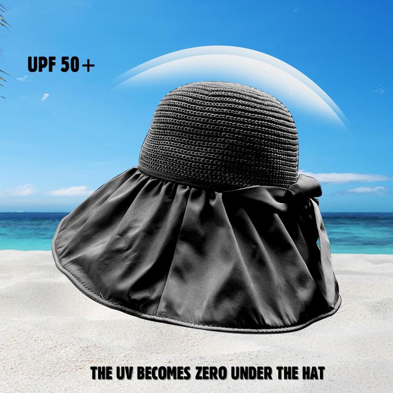 Stylish Women's Foldable Wide Brim Sun Hat - UV Protection Beach Hat for Outdoor Hiking, Picnics & Summer Activities, Hiking Accessory | Foldable Hat | Breathable Fabric, Camping Gear Stylish Women's Foldable Wide Brim Sun Hat - UV Protection Beach Hat for Outdoor Hiking, Picnics & Summer Activities, Hiking Accessory | Foldable Hat | Breathable Fabric, Camping Gear