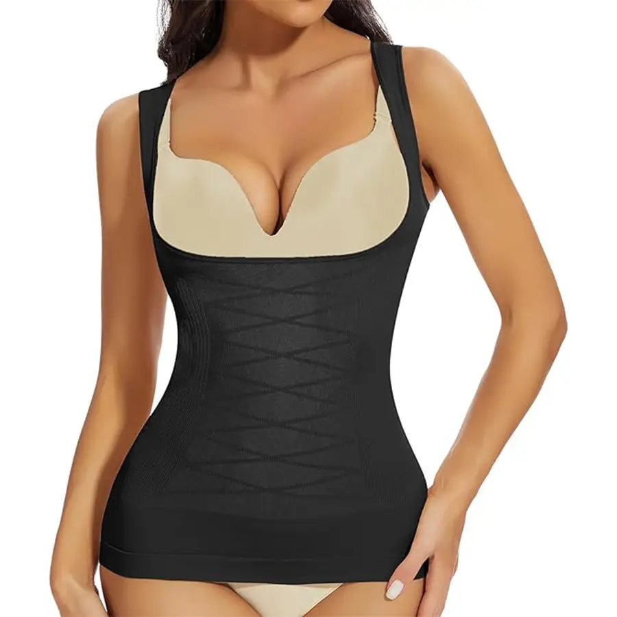 Joyshaper Women's Underbust Shapewear Tank Top - Camisole-Style, Lift, Waist-Tightening, Tight-Fitting, Stretch Features for Tummy Control Compression Undergarment, Camisole-Style Shapewear Tops, Lift Shapewear Tops