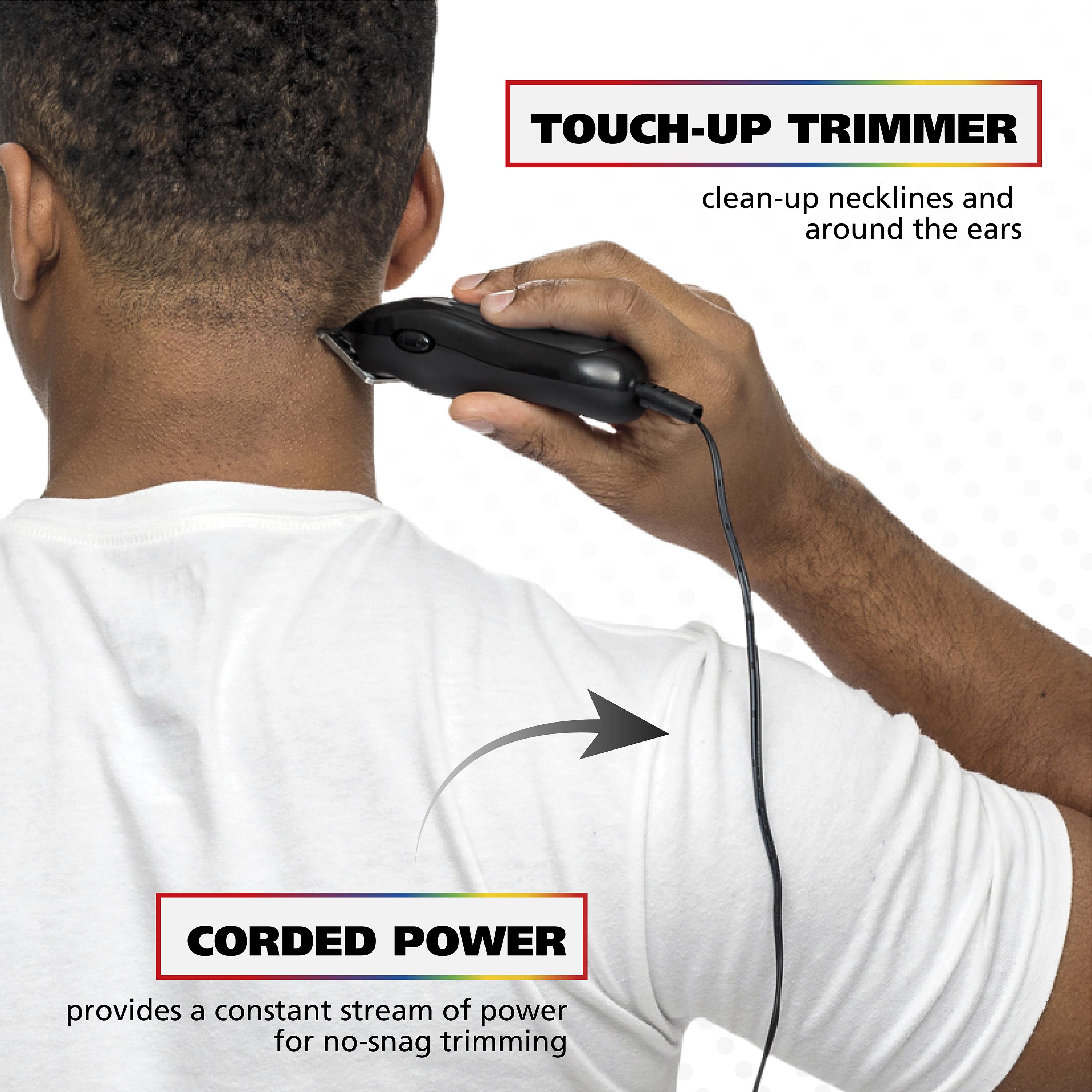 Wahl USA Pro Series Platinum Corded Clipper & Corded Trimmer for Home Haircutting with Color Coded Guide Combs – Model 79804-100